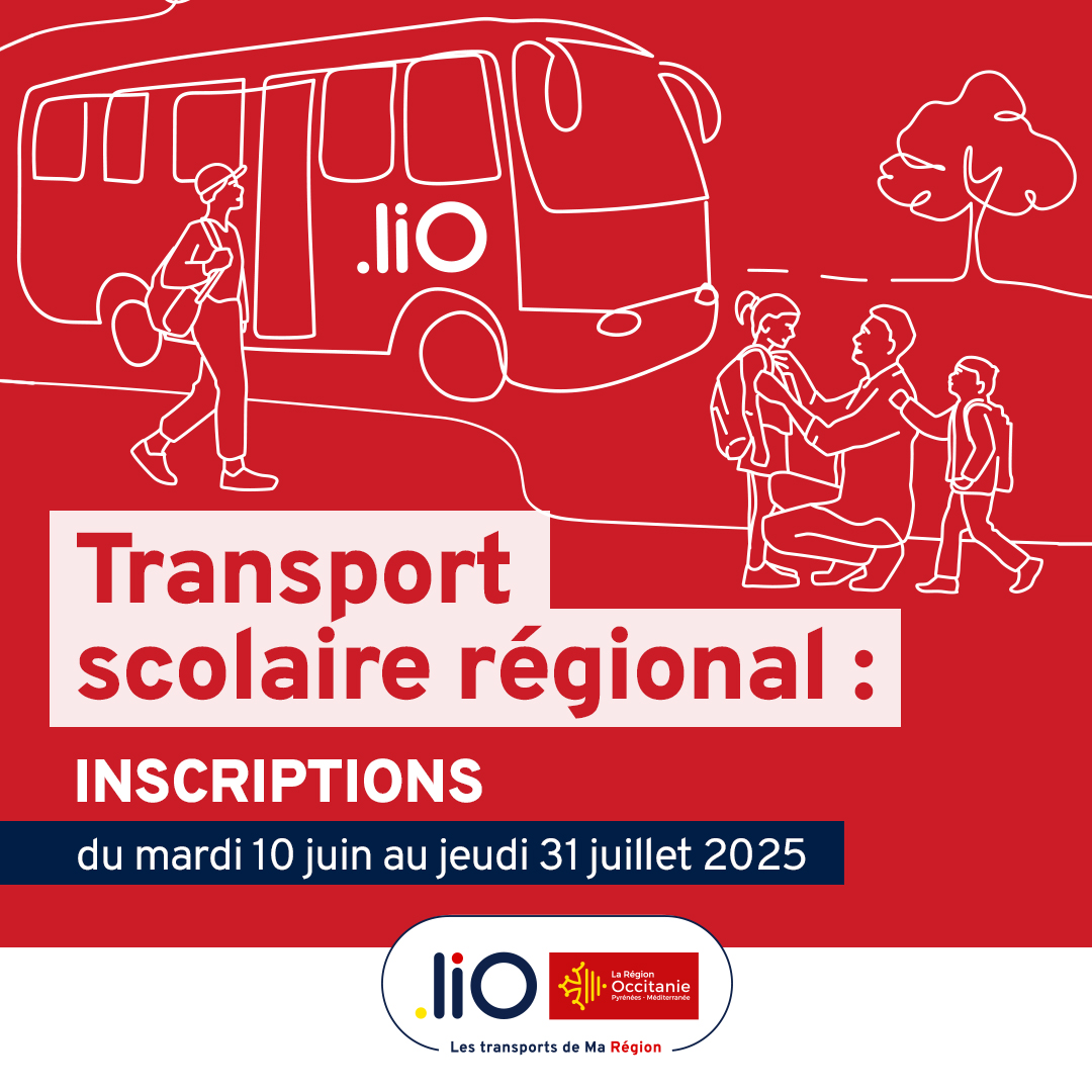 Lire la suite à propos de l’article Transport scolaire régional pour la Rentrée 2025 : inscriptions du 10 juin au 31 juillet.